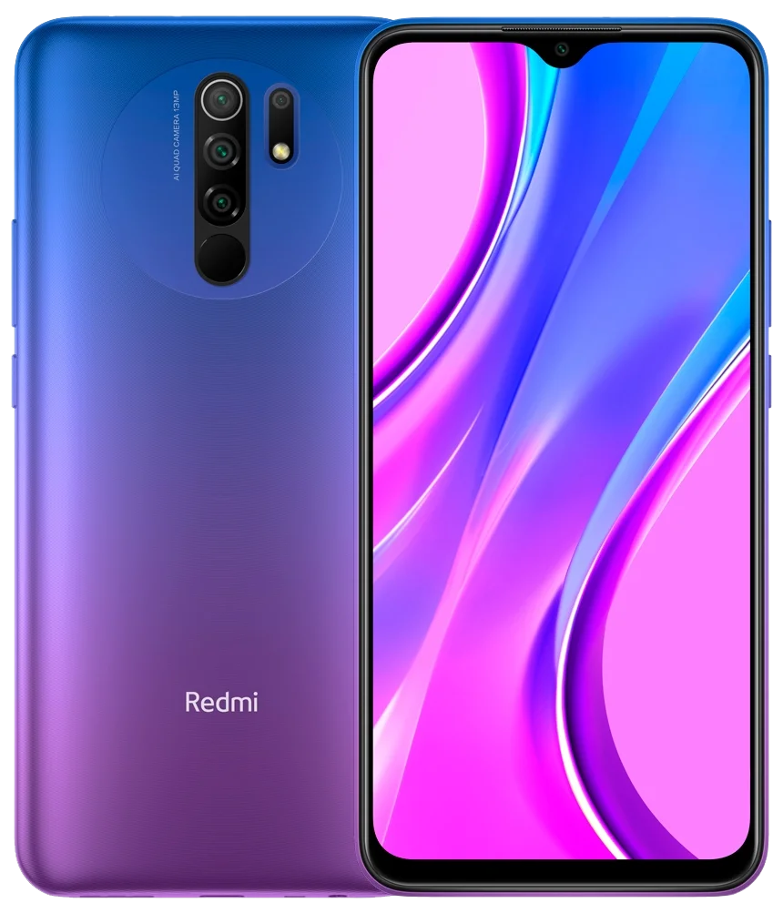 Смартфон Xiaomi Redmi 9, 4.64 Гб Global, Dual SIM (nano SIM), фиолетовый закат